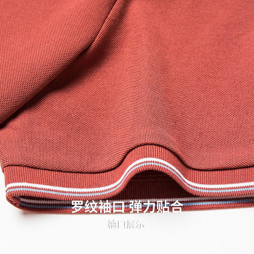 【含棉】圣得西男士通勤短袖POLO衫2026新款春季商务绅士翻领T恤 商品图9