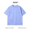 T4277SDSA夏季新款男士痞帅设计师晕染小众圆领短袖T恤休闲简约上衣 商品缩略图1
