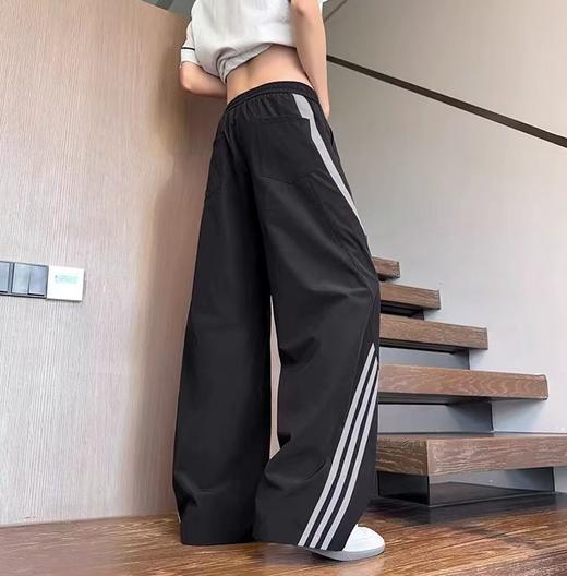 F030443新款高品质春舒适有型男女同款拼接潮流休闲裤长裤 商品图1