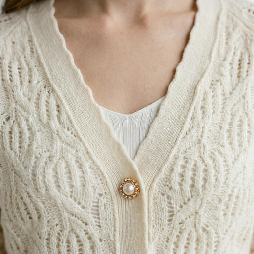 PALUOPO/PLV领女开衫E21870-B1/约重325g帕罗 商品图6