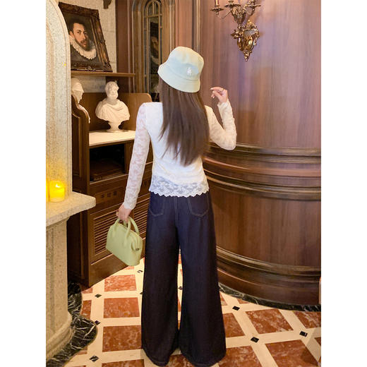 <曾小咸推荐>3.5现货秒杀 ！微信超特价！镂空蝴蝶结蕾丝长袖 日常149.99 立减80 秒杀69.99！！ 商品图4