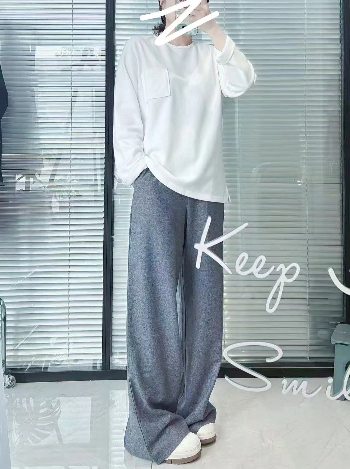 高货！无补！羊毛羊绒阔腿裤  26Y03015-