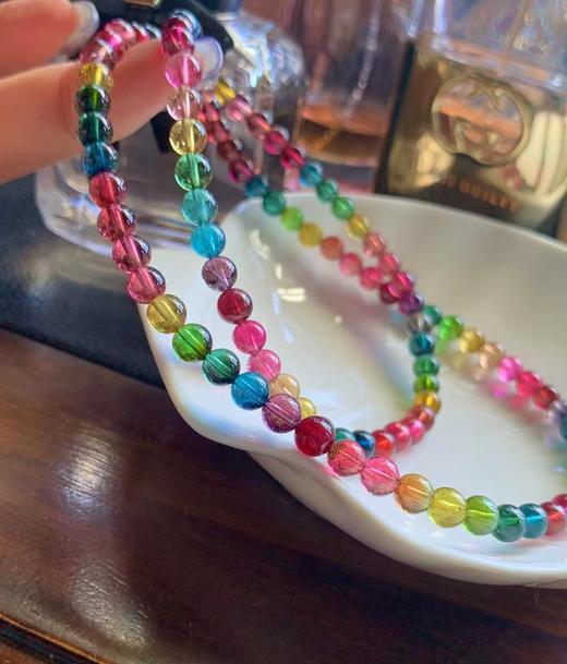 6mm彩虹碧玺手串 商品图5