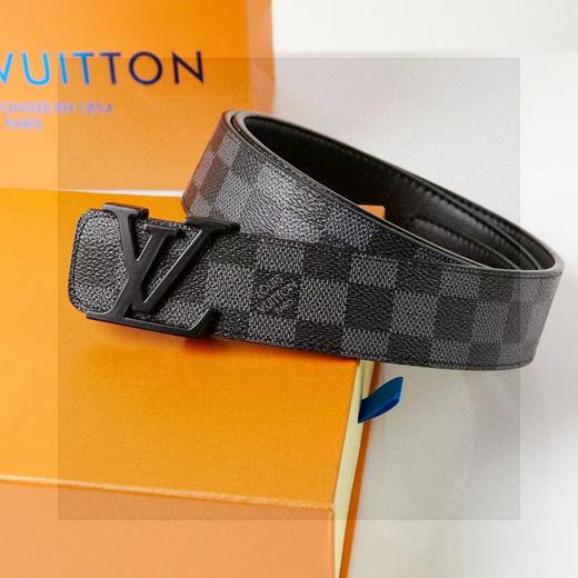 F030451男士可商务可休闲耐磨棋盘格黑扣腰带皮带 商品图1