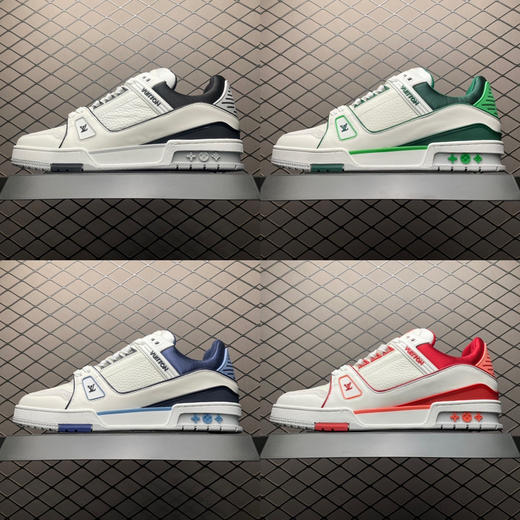 春季特惠💰720 LV 纯原版本 # 驴家 Trainer 低帮休闲板鞋 商品图8
