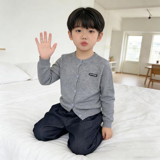【不要错过这件开衫‼️39.9/件】多巴胺儿童毛衣针织开衫软糯男女童同款90-160码外套韩系聚 商品图3