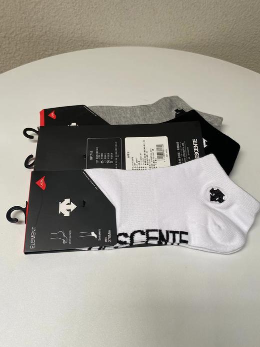 F0304110一组3双刺绣透气抗起球不易变形夏款男士船袜 商品图1