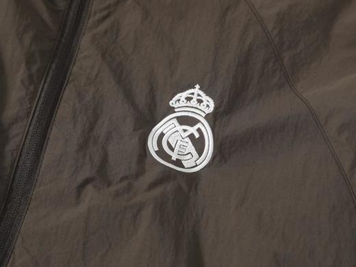 F030418男款LOGO拼色条纹立领夹克复古跑步休闲百搭单面风衣外套 商品图12