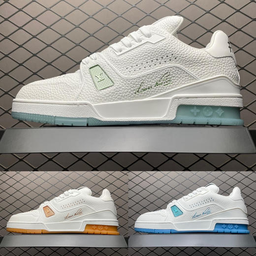 春季特惠💰720 LV 纯原版本 # 驴家 Trainer 低帮休闲板鞋 商品图8