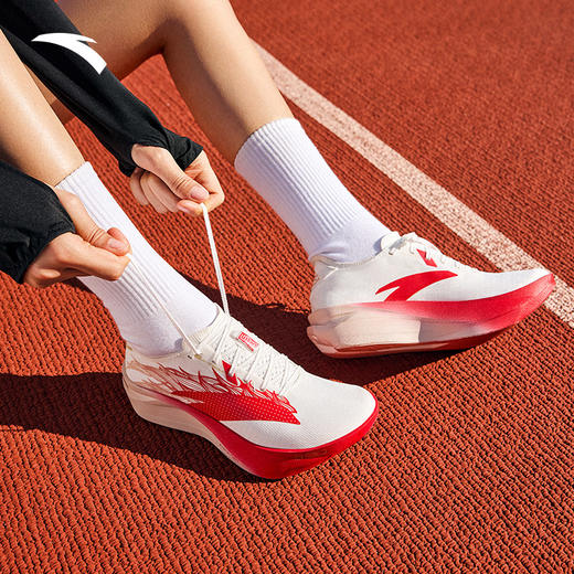 安踏C202 G9 2丨马拉松竞速跑鞋女缓震回弹碳板跑鞋122615573 商品图1