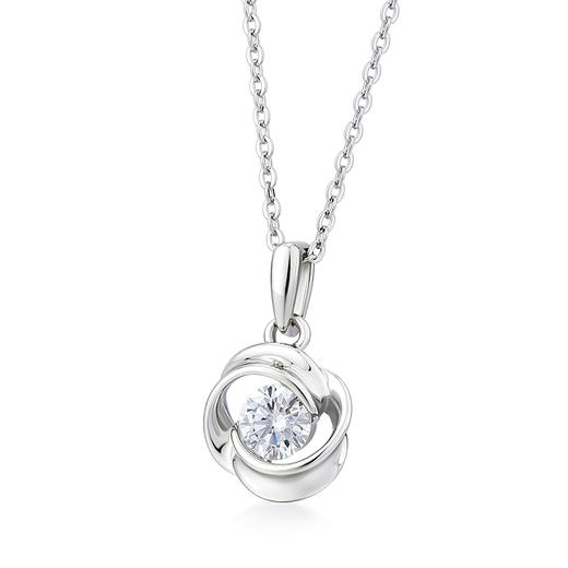 KADER卡蒂罗 四叶草项链 S925/S999纯银女锁骨链ins女士吊坠小众品牌 商品图0