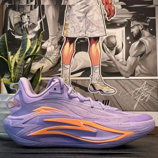 安踏狂潮7减震篮球鞋男鞋2025夏季新款防滑耐磨运动鞋112621616S 商品图1