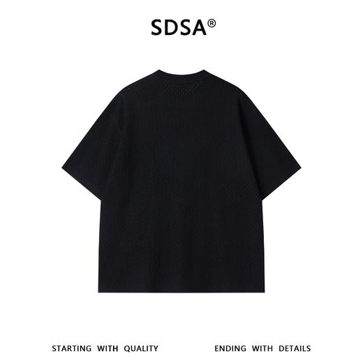 26T124SDSA男装2026新款日系复古肌理上衣重磅提花工艺宽松短袖休闲衫 商品图5