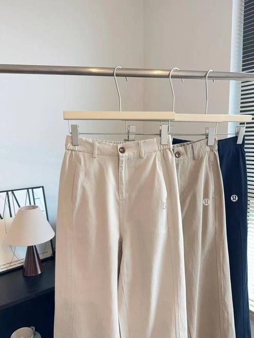 F030445春夏季新款天丝棉挺括垂坠感高腰阔腿设计休闲裤 商品图12