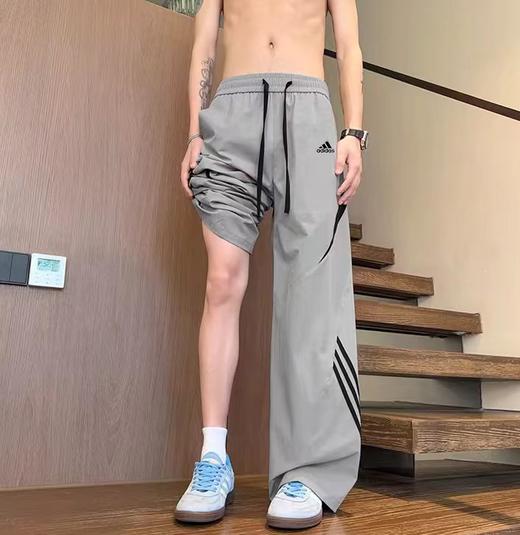 F030443新款高品质春舒适有型男女同款拼接潮流休闲裤长裤 商品图6