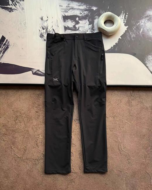 F030464刺绣新款户外男软壳裤子防风防泼水徒步登山裤长裤 商品图5