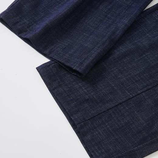 【穿搭万金油，塑形美腿】【天然垂坠感，久坐不闷汗】春季新款SAKURA樱花棉麻牛仔弯刀裤宽松天丝棉弯刀软牛仔裤 商品图7