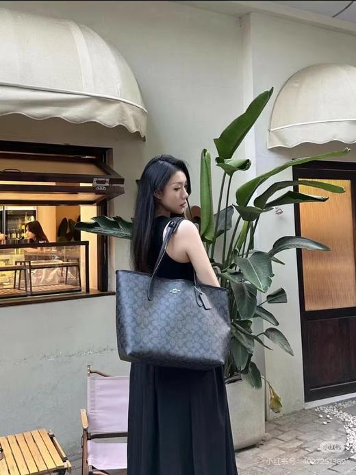 F030407新款吸扣大容量沙滩单面city托特包logo购物袋tote包 商品图1