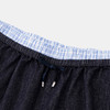 HERLIAN 2026年春季新品蓝格拼接双腰头女士牛仔休闲短裤 商品缩略图3