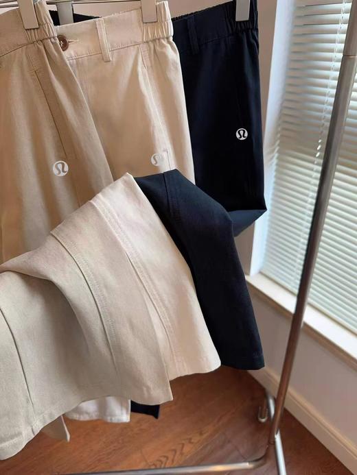 F030445春夏季新款天丝棉挺括垂坠感高腰阔腿设计休闲裤 商品图14