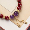 【吉葫·紫金砂手串】紫金砂红玛瑙手链串珠女高级感文玩佛珠朱砂手饰手串 商品缩略图7