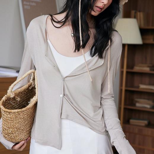 东方春韵🌿TOP打底【天丝腈纶·清风开衫】买一送一！进口天丝奢纺，轻裹半生雅致｜轻薄保暖，高弹抗变形久穿不松垮｜一衣顶四件，通勤踏青皆合宜！ 商品图3