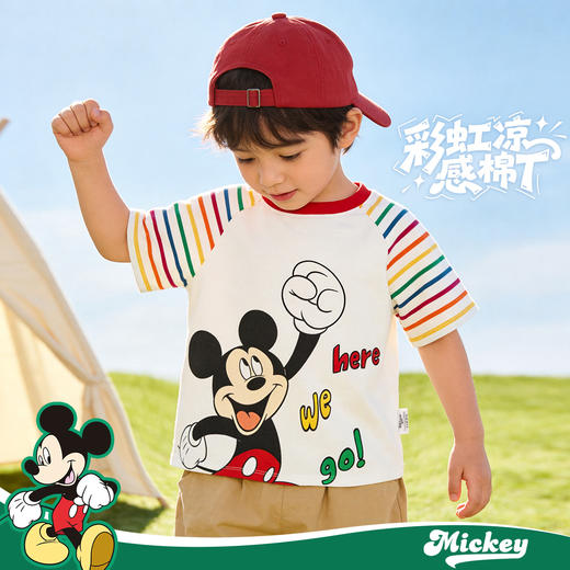 迪士尼木偶奇遇记男童上衣短袖T恤ZD2FS010 商品图1