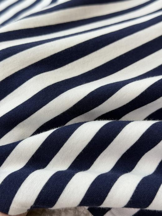 RL拉夫夏季圆领海军条纹刺绣小马短袖T恤男女同款 商品图9