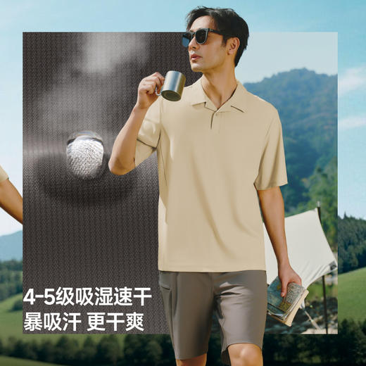 【26春夏新品】蕉下男士凉感速干POLO衫CC006 商品图2