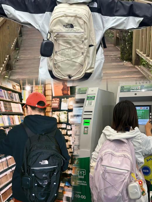 三色 超大！ 男女同款！ TNF北面大容量双肩包背包   小脸双肩包 商品图1