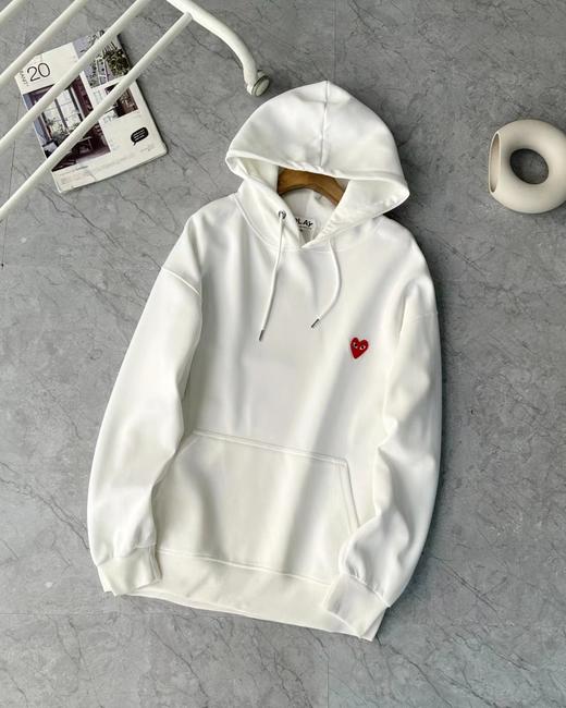 F030492春款纯色基础简约百搭潮流精品针织毛圈连帽卫衣 商品图4