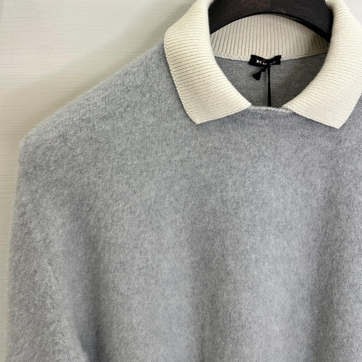 KITON 男士长袖针织衫 灰色 UMK075802001 商品图2