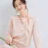 「自」全新升级【铂金会员165/天猫219/差价54】(11843)洛诗琳法式蝴蝶结雪纺衫2026春季新款气质优雅通勤衬衫女 商品缩略图0