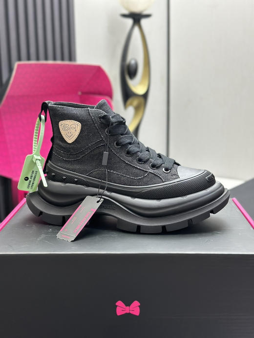 春季特惠💰450 新款厚底高帮 # SMILEREPUBLIC 厚底帆布鞋系列 商品图8