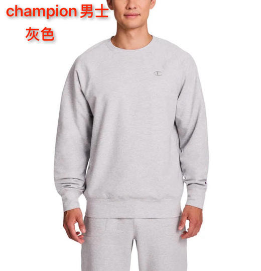 到手价199元 champion男士袖口logo圆领卫衣 休闲运动卫衣 美国代购，无中文标签，介意慎拍 商品图2