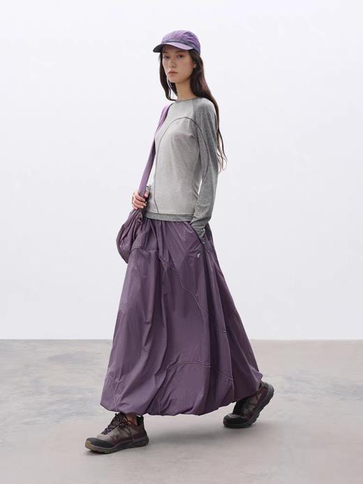 半圆/C65890165/花苞网眼拼接半身裙 商品图3