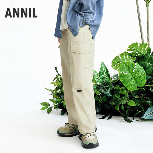 【实体店同款】男童全腰梭织单裤夏季新款安奈儿童装AB626041 商品图1