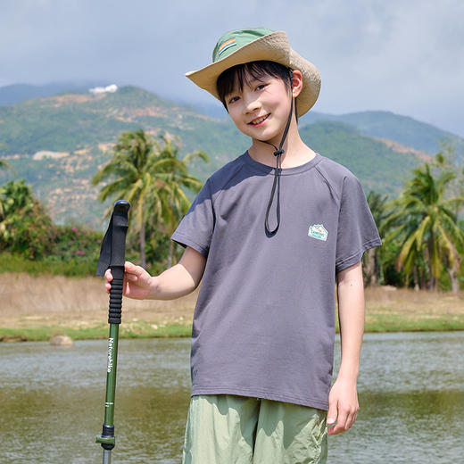【10A抗菌】棉花堂夏款随性透气山系小凉皮童装短袖T恤-- FD61122 商品图11