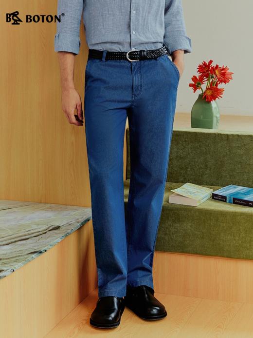波顿男士春秋季牛仔裤｜斜插口袋设计，宽松版型日常百搭ME999126 商品图1