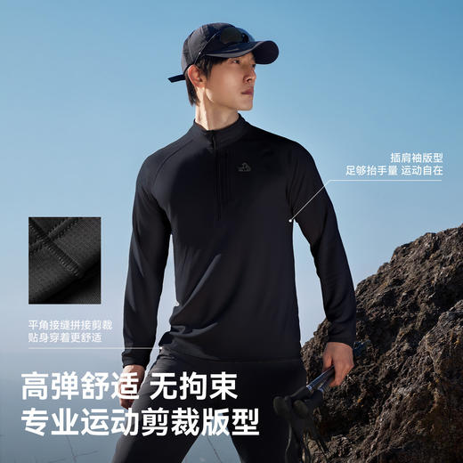 【P系列】伯希和户外速干T恤男新款POLARTEC POWER GRID超轻上衣 商品图5