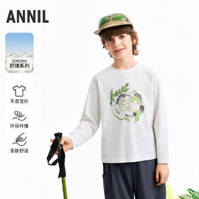 【实体店同款】男童圆领长袖针织衫春季新款安奈儿童装AB611036