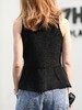 TYNVIE 针织荷叶边背心 - 黑色 商品缩略图7