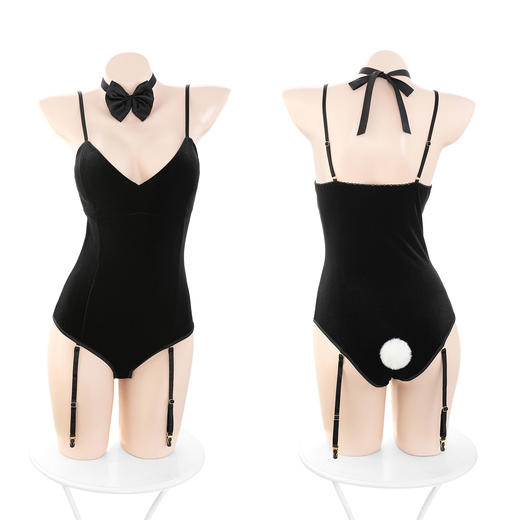 霏慕×谜姬 性感开裆兔女郎套装7072 商品图7