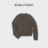 ROMI STUDIO“优雅过冬” 绵羊毛混纺腔调穿搭V领针织毛衣 23AWM318 商品缩略图3