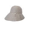 时髦气质条纹大檐帽子2025春夏新款大头围出游防晒可折叠太阳帽女 商品缩略图4