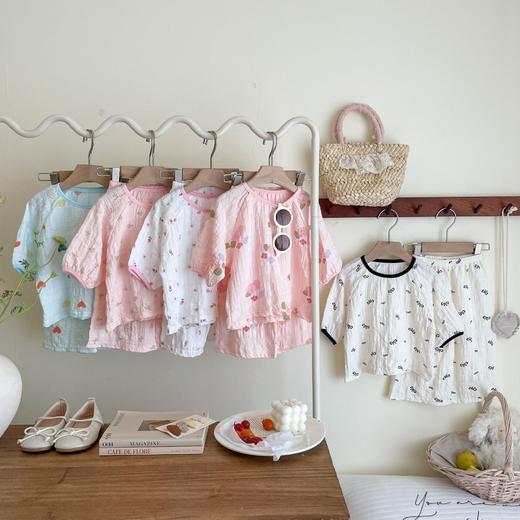 【秒杀】【儿童新款七分裤家居服】儿童新款家居服潮酷爆款新款儿童居家韩版洋气可爱套装 商品图3