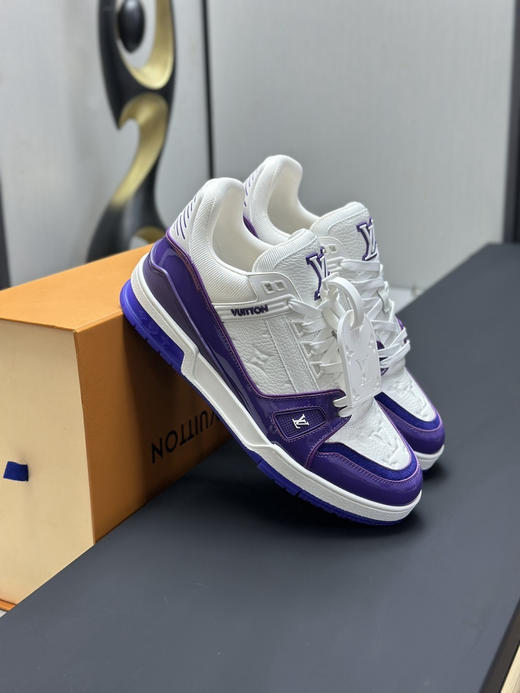 春季特惠💰650 LV 公司级 # 驴牌 Trainer 低帮休闲板鞋 商品图3
