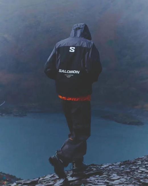 F030482户外拼色连帽男款徒步登山防风防水夹克外套 商品图7