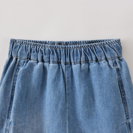 马克珍妮松弛牛仔女童汉麻香蕉裤2026年春装新款560957 商品图3