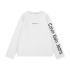 F030410字母袖标印花logo柔软舒适情侣os落肩版型圆领长袖T恤上衣打底衫 商品缩略图2